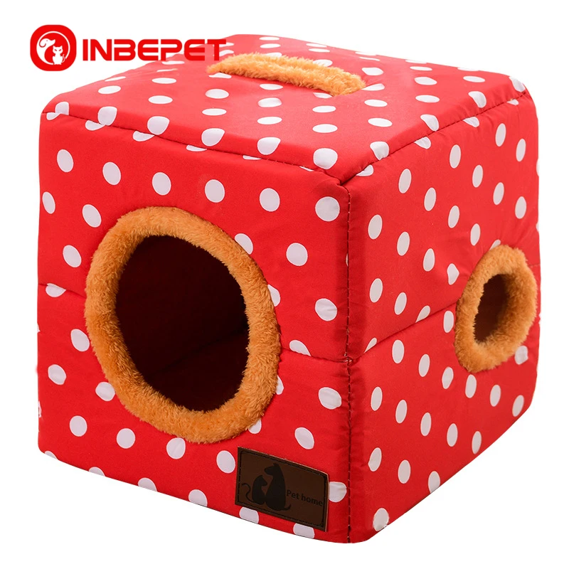 

INBEPET Cat Bed House Mat for Small Medium Dogs Cats Bed Soft Warm and Comfortable Cotton Material Pet Bed Mat Kennel