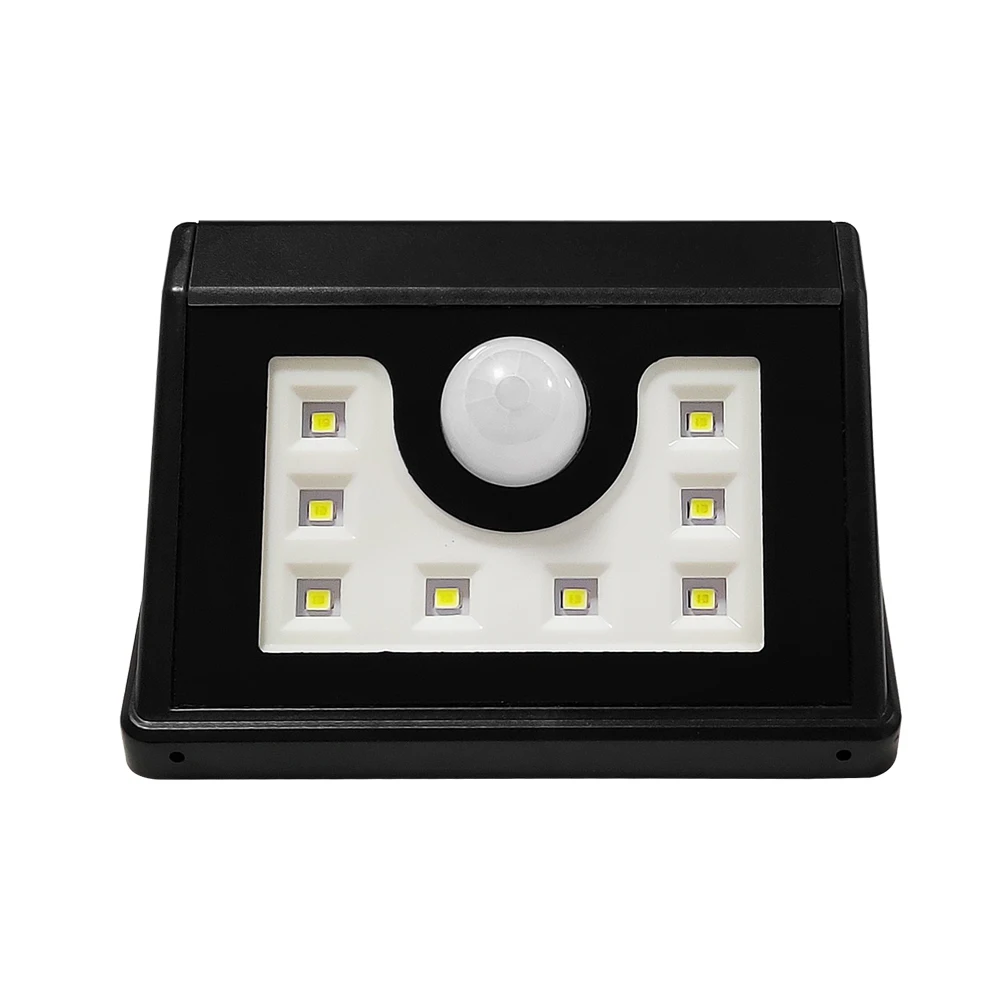 Уличная настенная лампа на солнечной батарее с 8 светодиодный водонепроницаемый