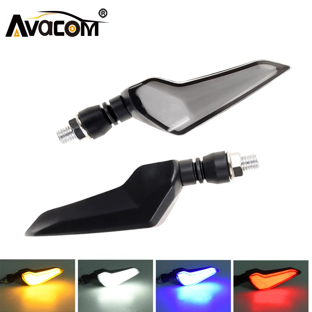 2 шт. светильник для мотоцикла с поворотным сигналом стоп сигнал проточный воды