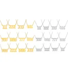 111 222 333 444 555 777 888 999 666 модное женское ожерелье из нержавеющей стали ожерелье с цифрами для женщин минималистские Ювелирные изделия Подарки