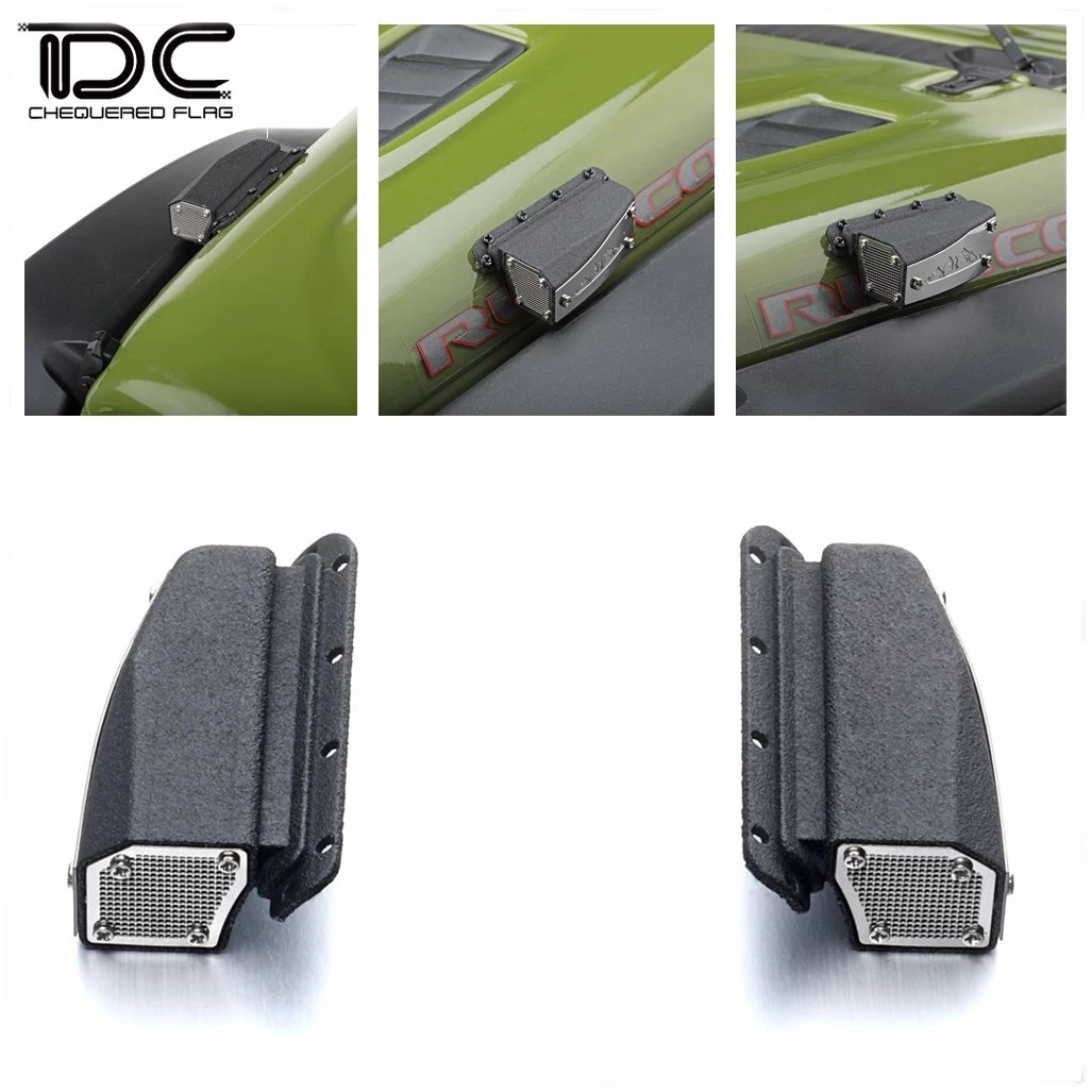 

Воздухозаборник с высоким потоком для двигателя 1/6 SCX6 с металлической сеткой