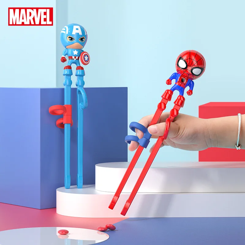 

Disney Marvel Children's Chopsticks Training Chopsticks Spiderman Mickey Baby Tableware Children's Learning Chopsticks