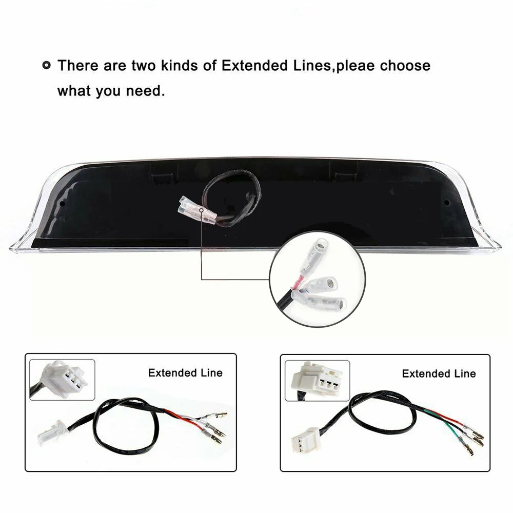 Vehicle LED Third Rear Stop Lamp Brake Tail Light For Nissan Frontier 05-16 Signal Lamps Red White Lighting Assembly | Автомобили и