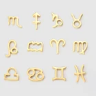 Талисманы изготовления ювелирных изделий кулон 316L Нержавеющаясталь 12 знаков зодиака, Чарующее ювелирное ювелирные изделия делая дизайнерские Чарующее ювелирное изготовление браслетов ювелирные изделия