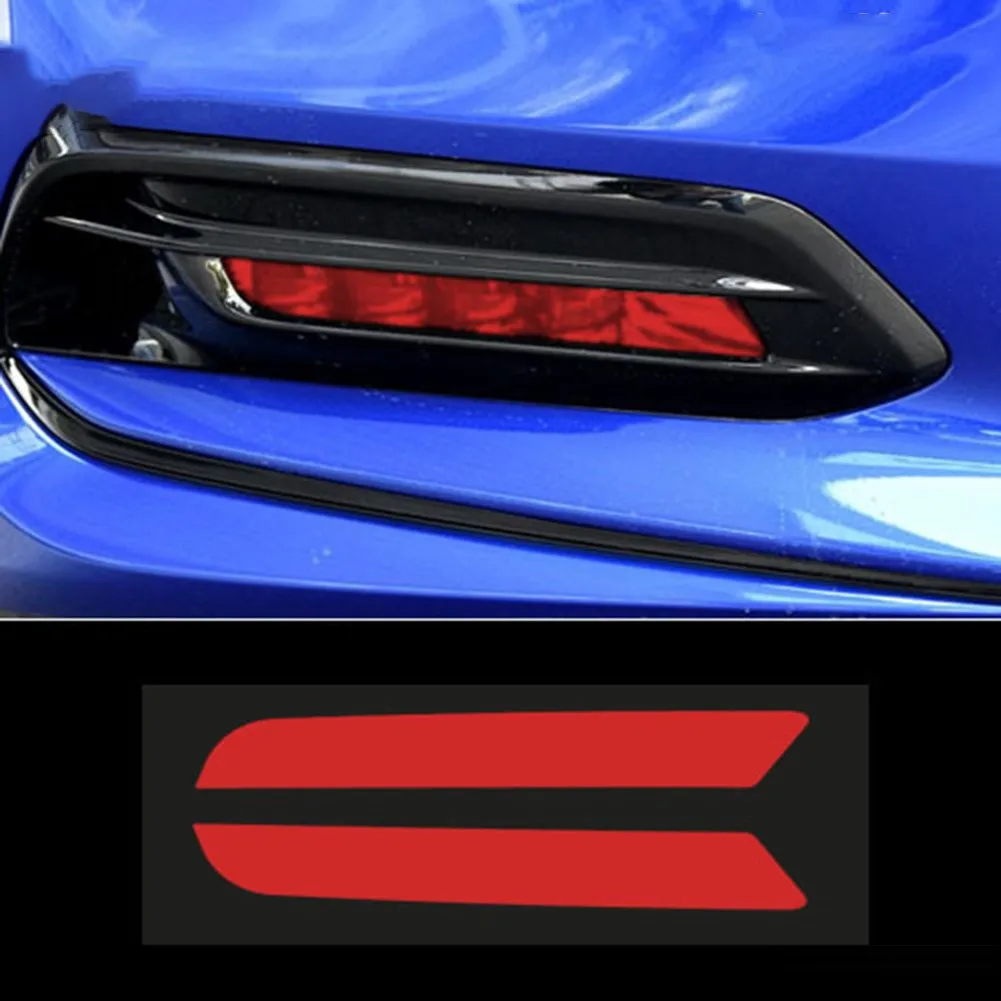 

2pcs Front Fog Light Trim Cover Sticker Fit For Honda Accord 2018 2019 Car Exterior Head Fog Lamp Decoration Sticker