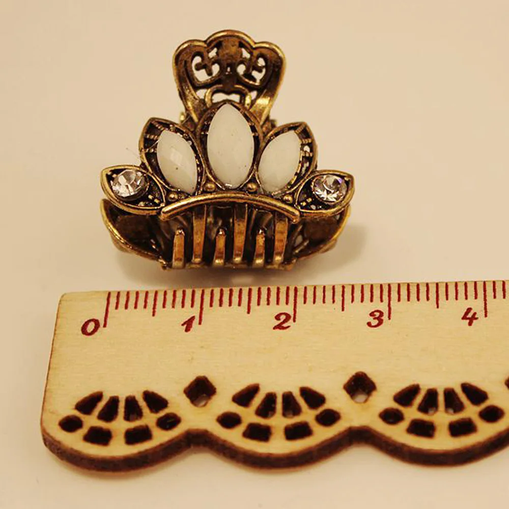 Заколки для волос в стиле ретро миниатюрные резиновые зажимы форме бабочки