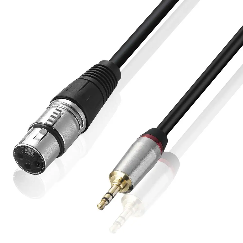 Кабель с фольгой и плетеным покрытием для микрофона 3 5 мм 1 8 м 10 м|Кабели VGA| |