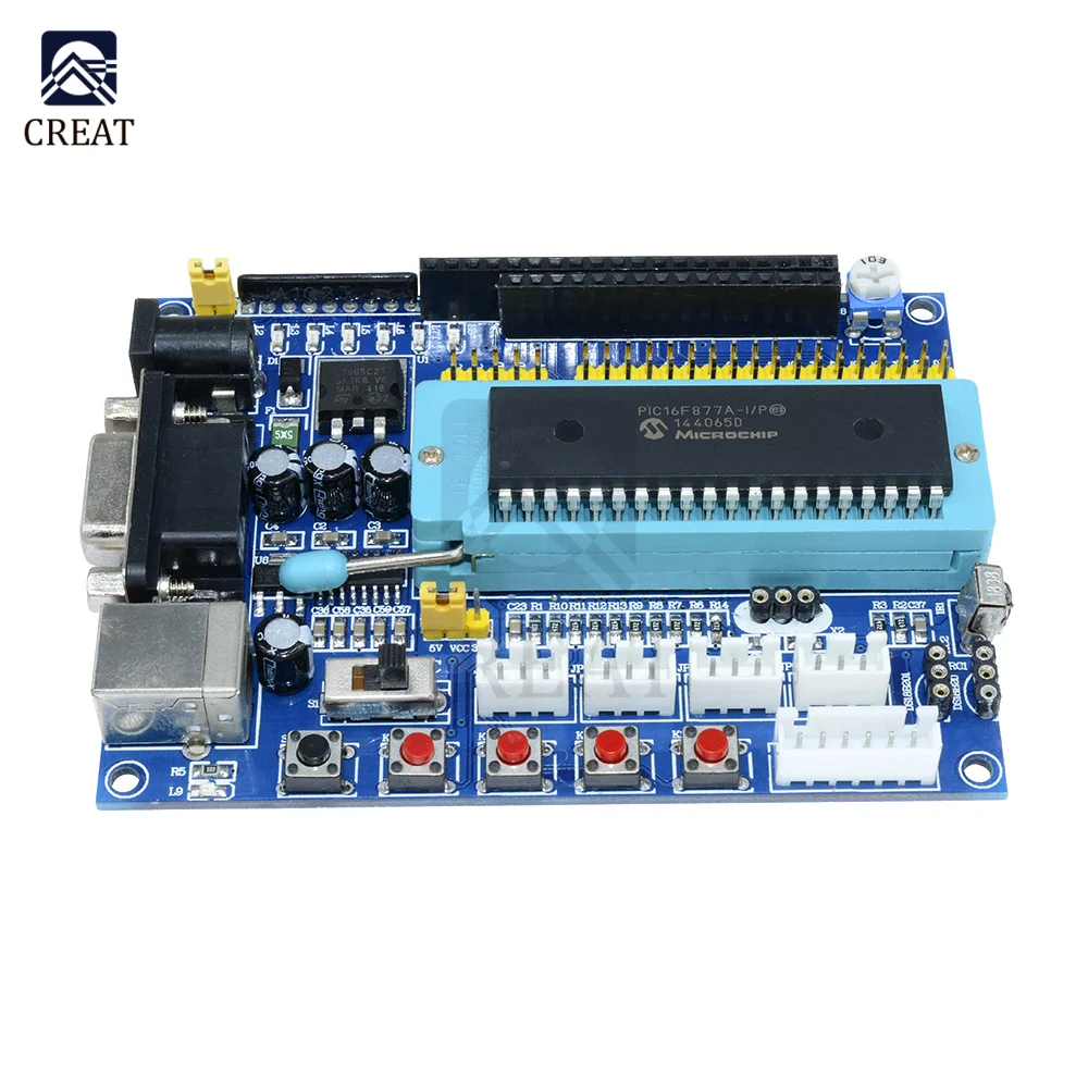 Эмулятор платы разработчика минимальной системы 12 В постоянного тока PIC16F877A PIC JTAG