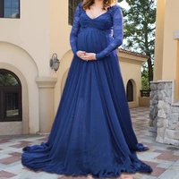maternity sexy v neck lace photography props dresses for pregnant women pregnancy clothes maternity dresses for photo shoot