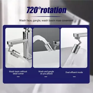 universal splash filter faucet 720 degree swivel water faucet mixer aerator water saving nozzle for crane for kitchen bathroom free global shipping