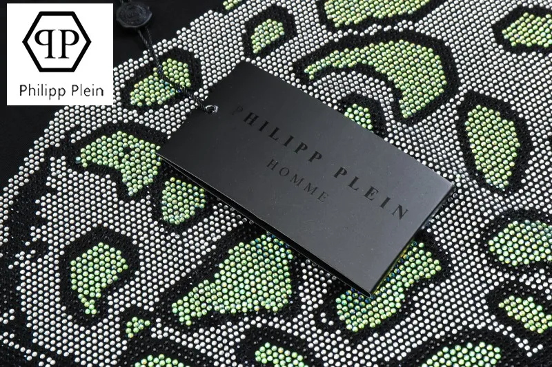 

Philipp Plein-Fashion new diamond-shaped skull casual short-sleeved T-shirt European American street men's shirt T-shirt