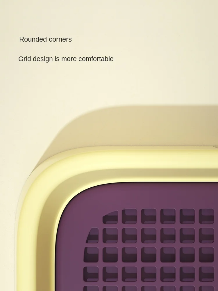 

Household pet cleaning tool urinal three-layer split dog little boxes easy to clean toilet HIPS smooth