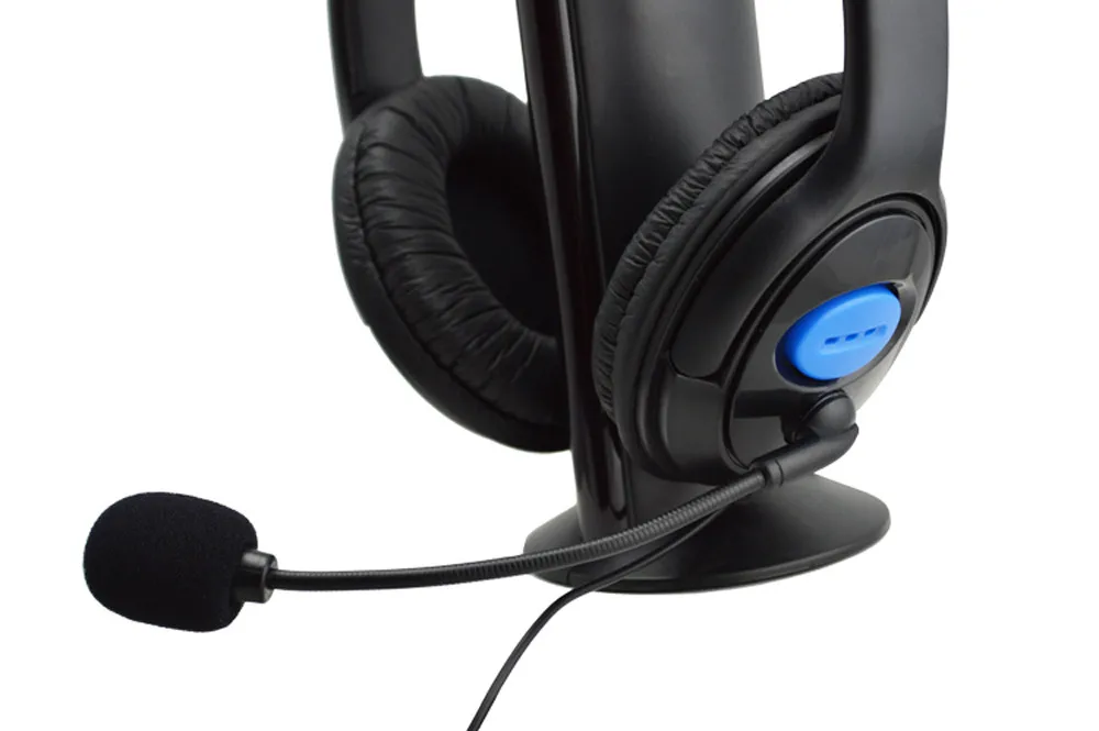 Wired Gaming Headset Earphone with Mic Microphone Stereo Bass Dinner for Sony PS4 Play Station 4 Gamer Communicate Headphone | Электроника