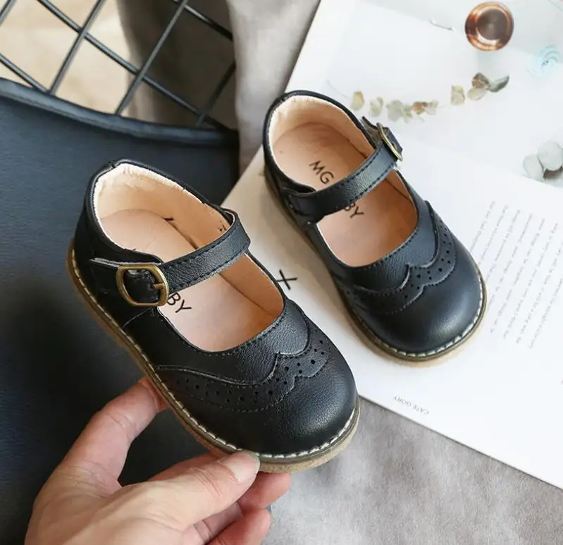 Новинка 2020 Весенняя кожаная обувь для мальчиков и девочек повседневная сандалии