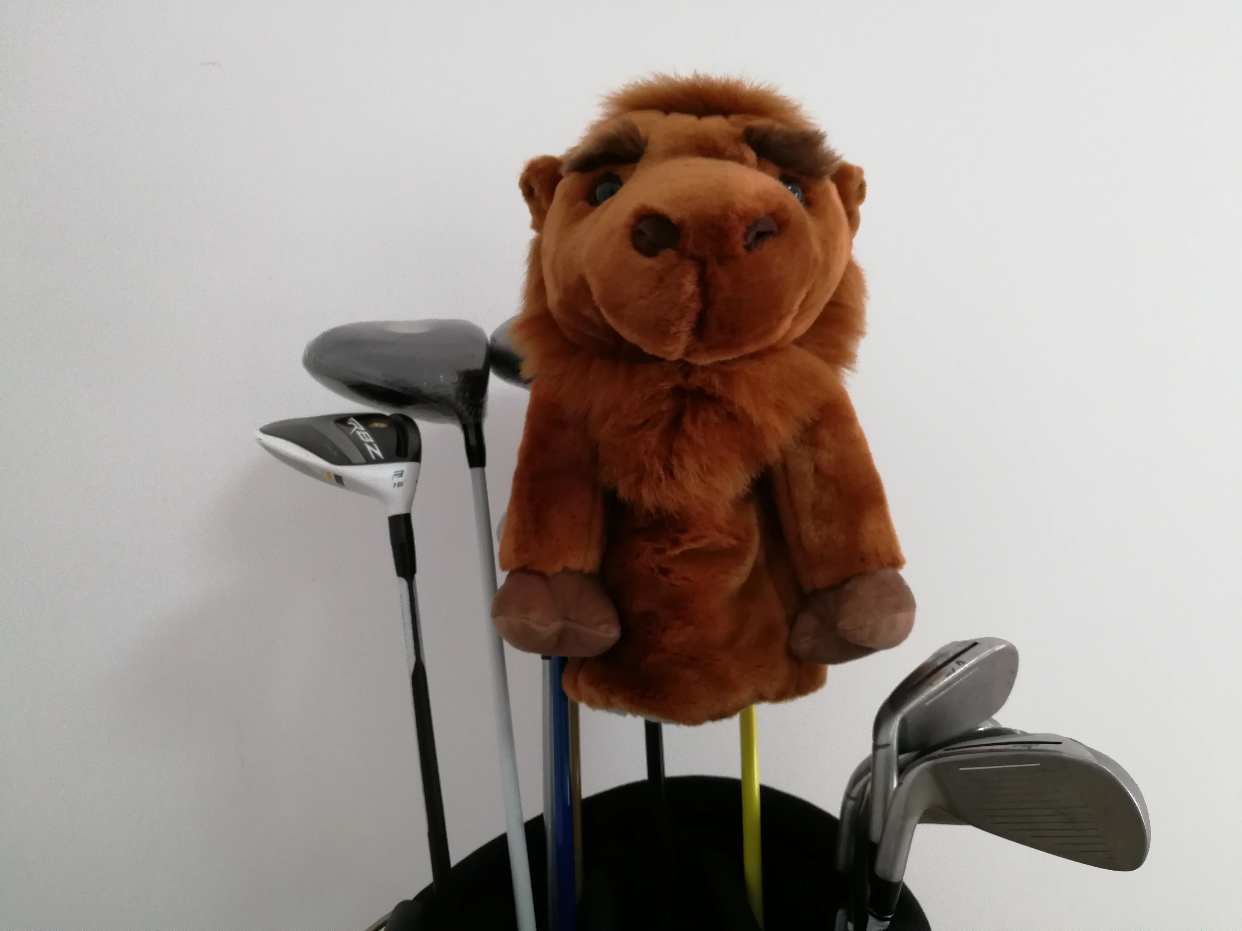 Чехол для головы гольфа с мультяшным животным 460cc забавный утолщенный плюшевый