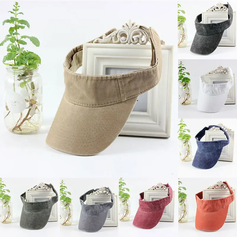 

New Visor Hat Summer Women's Golf Sun Hat Baseball Caps Adjustable Size Viseira Beanies Beach Empty Top Cap Sports Cap