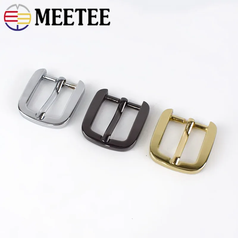 Meetee 5/10 шт 20 мм Металлические сумки с пряжкой на ремешке Клипсы из сплава для обуви