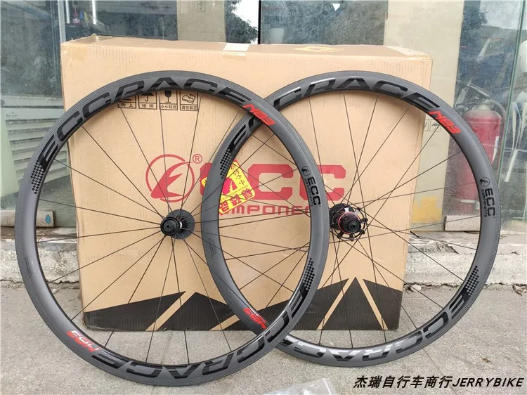 

ECC N83 PILLAR 2015 spoke carbon fiber road wheel set 2:1 large flange bearing hub ultra-light front two rear four