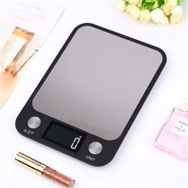 Цифровые кухонные весы 5 кг почтовые электронные капельные для кофе инструменты