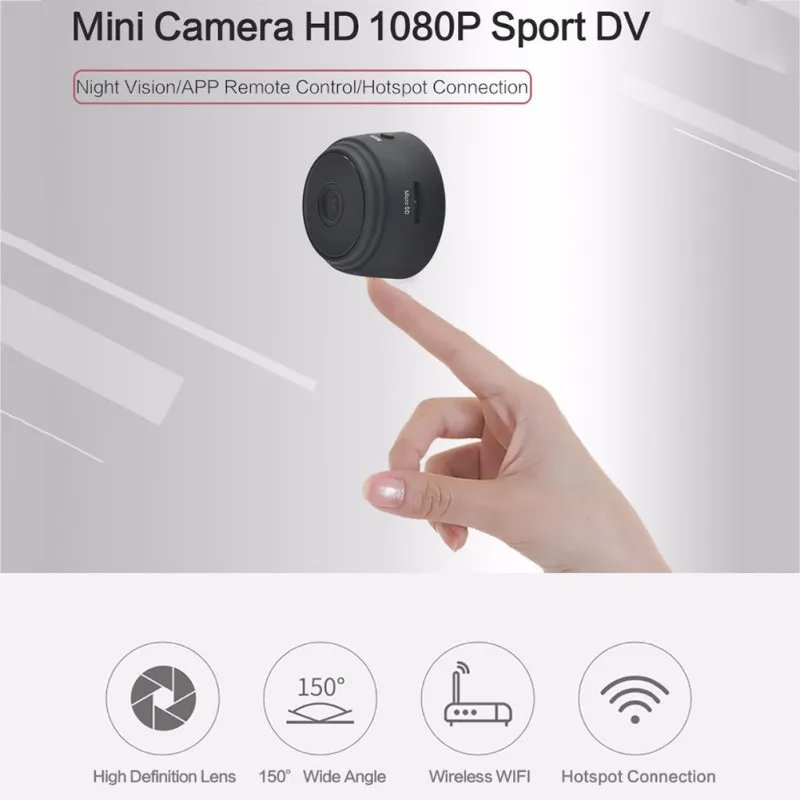 A9 беспроводная Wi-Fi IP 1080P HD мини-камера микро DVR 2 4G камера ночного видения для