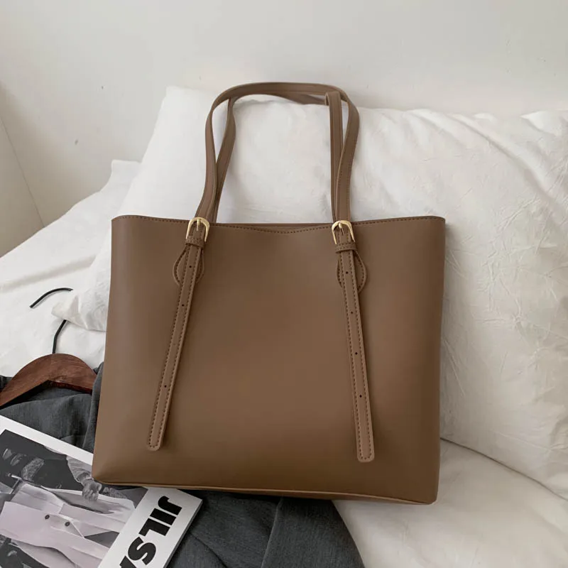 Женские сумки через плечо вместительная кожаная сумка на ремне с кошельком для