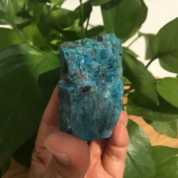 natural blue phosphorus grey stone mineral stone specimen