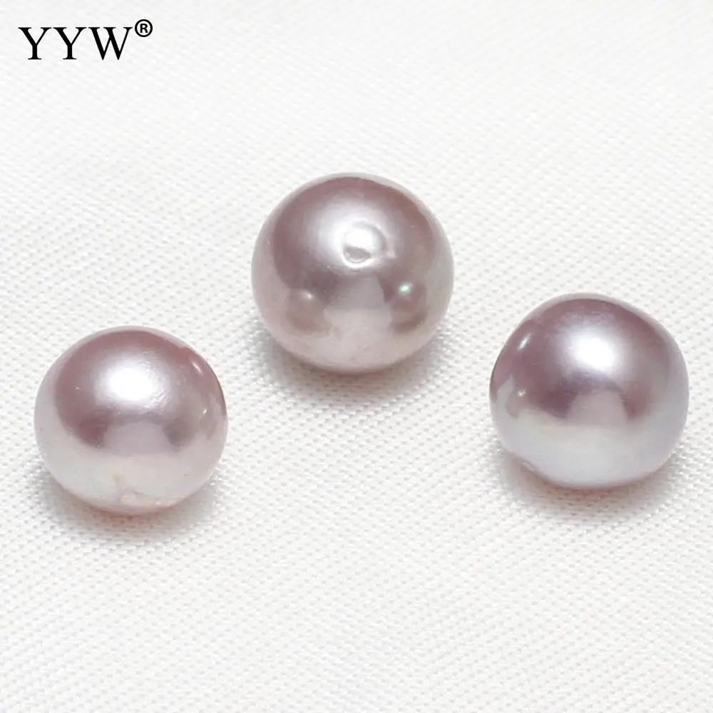 

10PCs/Bag Natural No Hole Freshwater Pearl Beads For DIY Art Necklace Fashion Jewelry Making Accessories 8mm/9mm/10mm/11mm/12mm