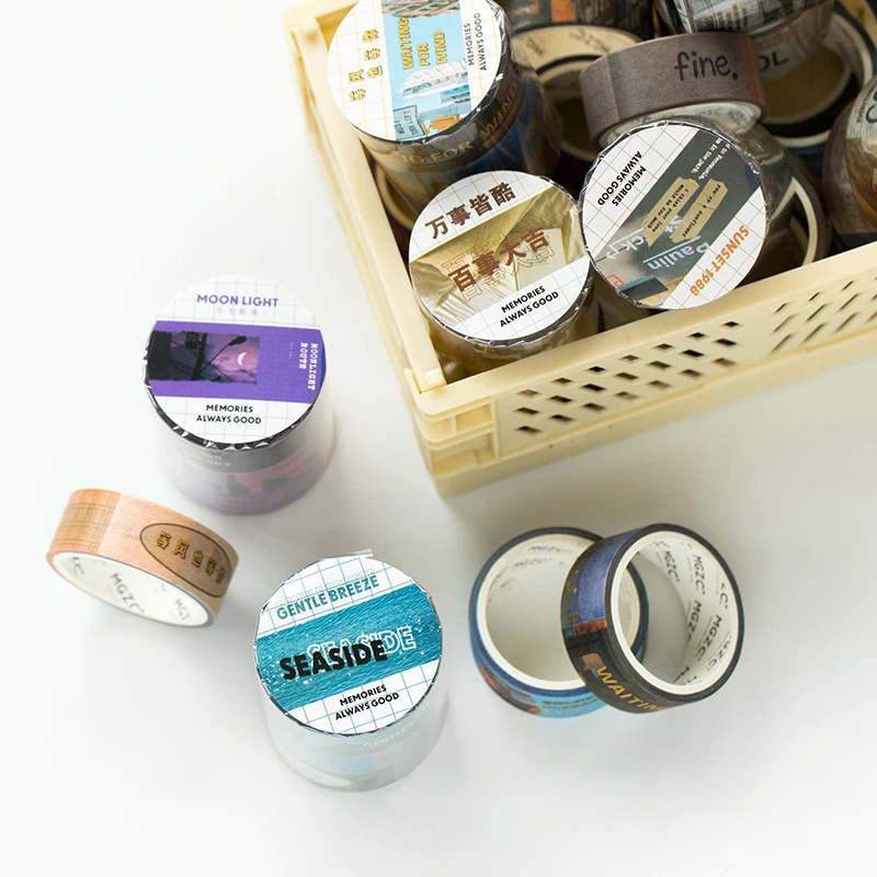 

Yoofun 3 Roll/Designs 15mm*3m Ins style Washi Tape Bullet Journaling Decorative Adhesive Masking Tape Office School Supplies