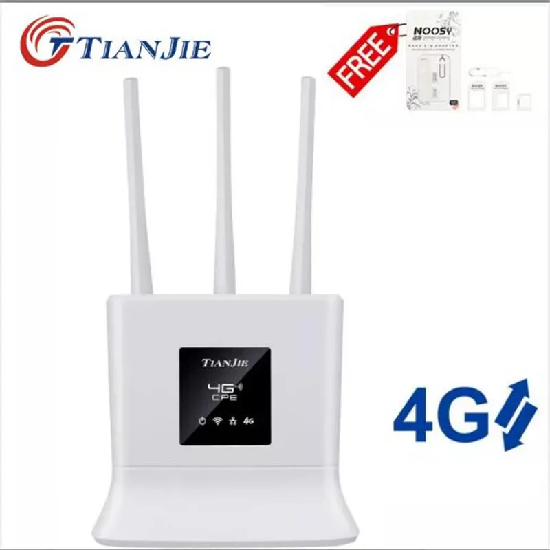 

Разблокированный/беспроводной 4G Роутер LTE Wi-Fi 3 антенны с высоким коэффициентом усиления модем 300 м Wi-Fi Мобильная точка доступа RJ45 WAN/LAN CPE Dongle + слот для SIM-карты