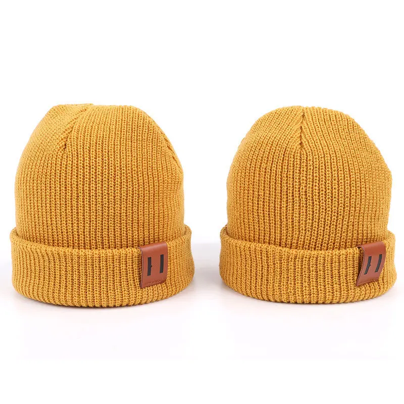 1 шт. Детская Вязаная Шапка-бини для мальчиков и девочек | Аксессуары одежды