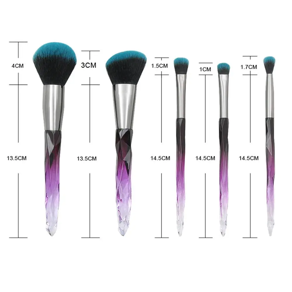 Кисти для макияжа с единорогом 1/5 шт. наборы кистей Maquiagem пудра косметика румяна