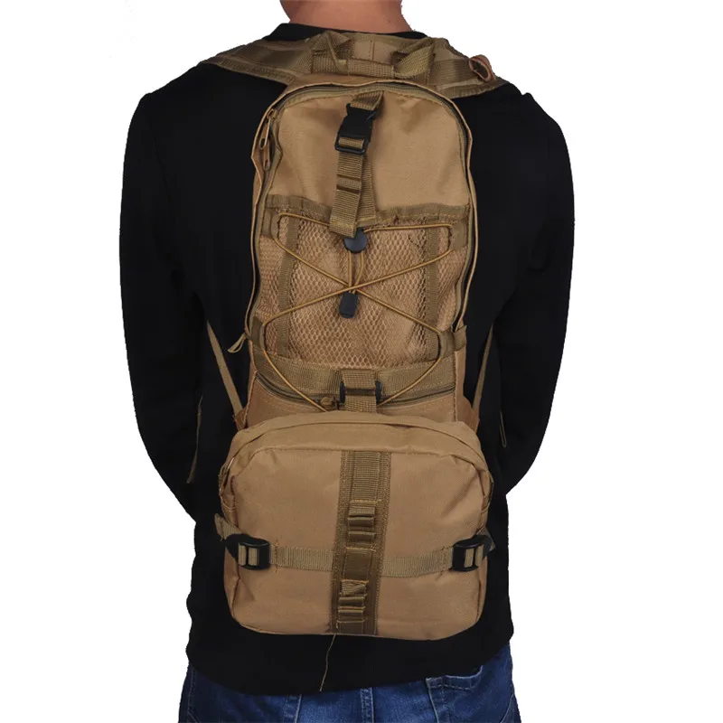 2.5L сумка для воды мочевого пузыря Гидратация рюкзак Открытый Кемпинг Molle военный