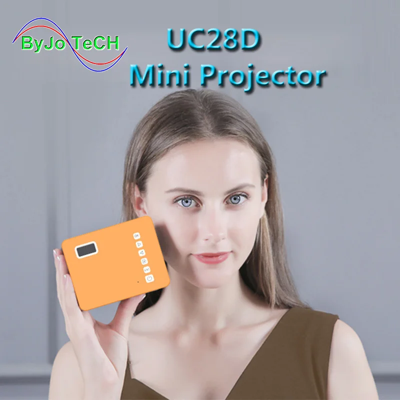 Мультиразмерный домашний светодиодный мини проектор UNIC UC28D Поддержка компьютера