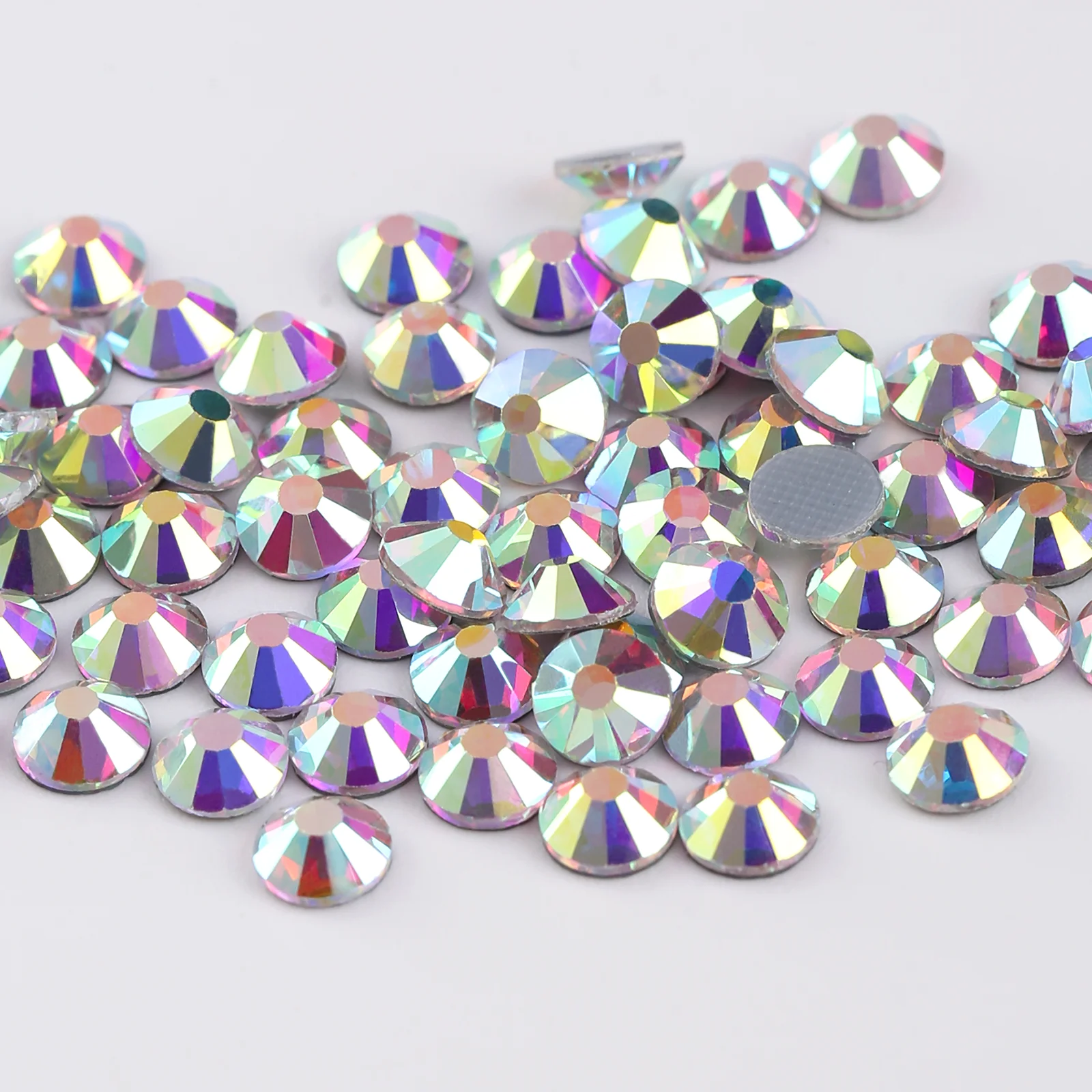 

AAAA + Искусственные кристаллы лучшего качества Ab Стразы горячей фиксации 144-1440 детской горячей фиксации Стразы для утюга ткани одежды