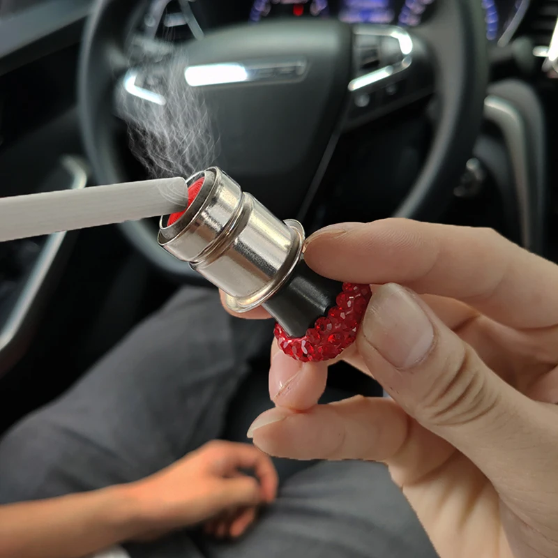 1 шт. автомобильная пепельница 12 В зажигалка для дыма украшение автомобильного
