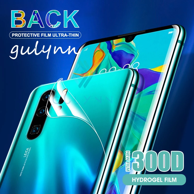 Гидрогелевая пленка на заднюю панель для Huawei Mate 30 Pro 20 Lite Honor 9X 10 i 300D защита P30 P Smart Z