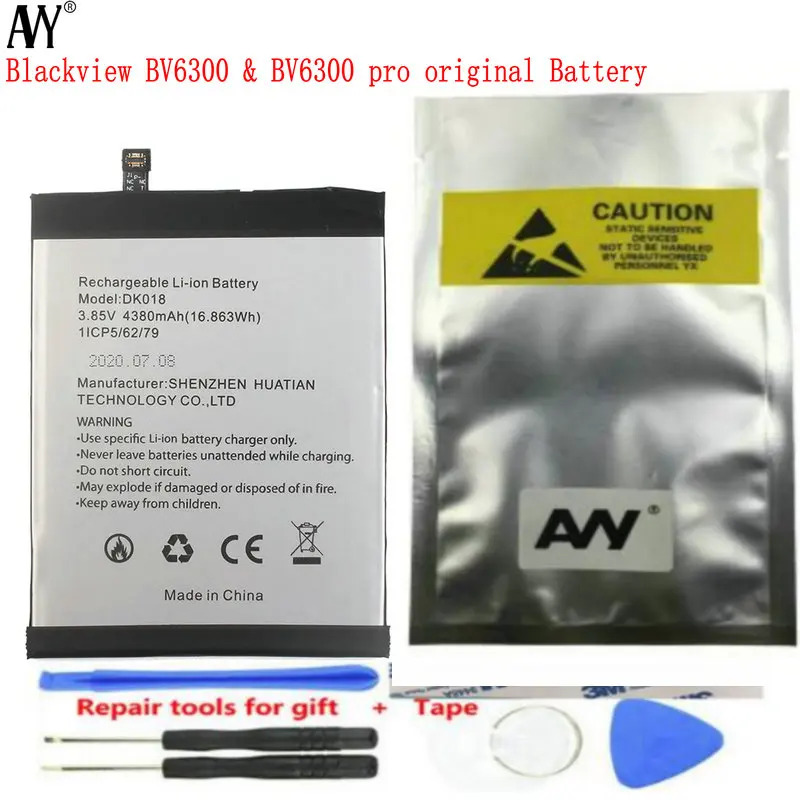 Аккумулятор AVY для Blackview BV6300 pro 4380 мАч оригинальный аккумулятор 100%