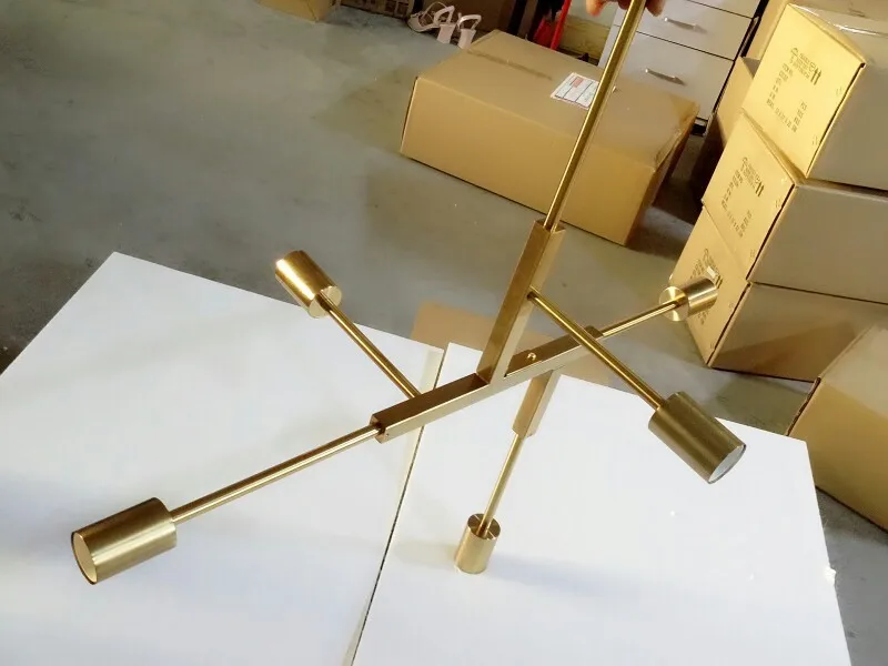 Nordic современный стиль стеклянный шар золото iron herringbone филиал подвесной