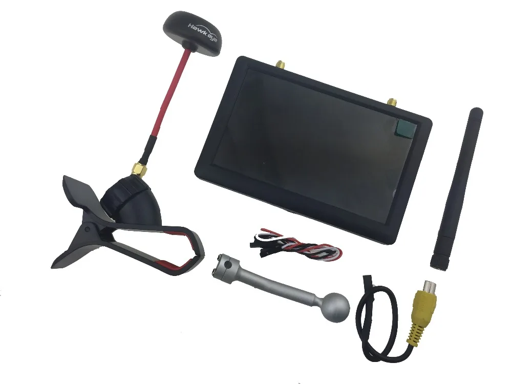 

Hawkeye new Little Pilot III duel receivers all-in-one 5 inch FPV Monitor for RC FPV Drone camera quadcopter plane airplane