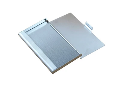 

9.3x5.7x0.7cm Business ID Credit Card Case Metal Fine Box Holder Stainless Steel Pocket