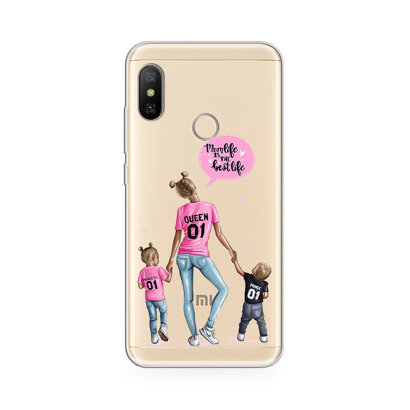 Patterned 2 Чехлы ciciber для телефонов Redmi Note 7 8 6 5 4 A 3 X Pro, мягкий чехол из ТПУ для Xiaomi Redmi 6 5 4 3 A X S Plus Pro S2 Super Mom Girls - Цвет: Patterned 2