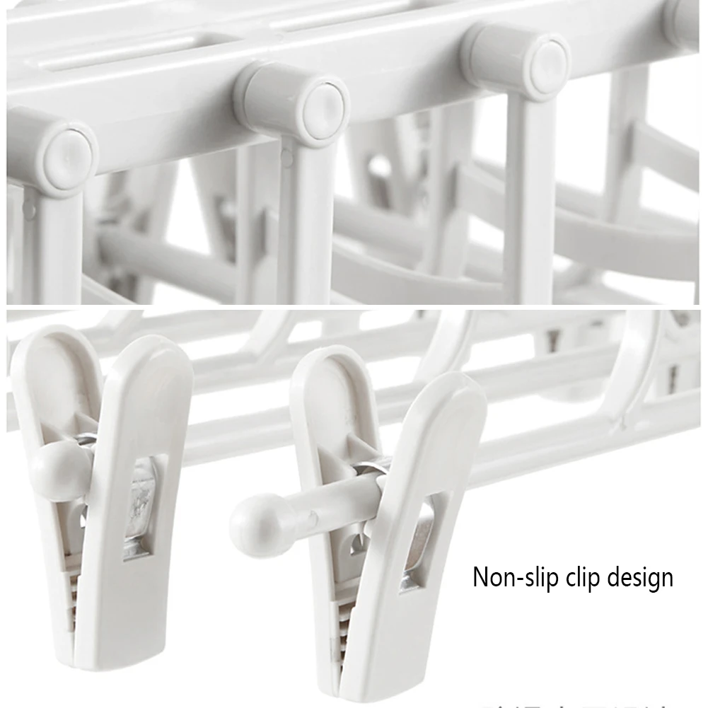 Многофункциональная складная вешалка для брюк портативные вешалки с 12 зажимами