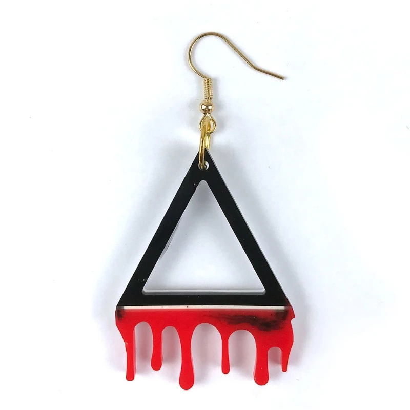 

Bleeding Earrings Pendant Combination Mold Halloween Pendant Silicone Mold Home Decoration Mold Suitable for Women