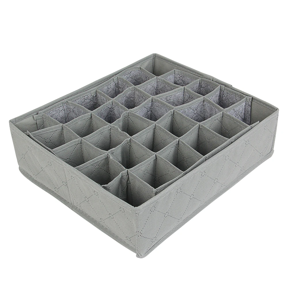 Бамбуковый уголь нетканый материал складная коробка для хранения нижнее белье Органайзер бюстгальтер галстук Трусики Носки чехол ящик