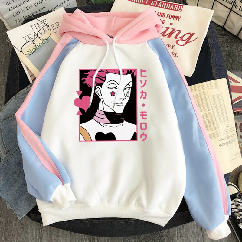 

Anime Full-time Hunter HUNTER Cosplay Hoodie Color Matching Adult COS Apparel Christmas Halloween Gift Unisex