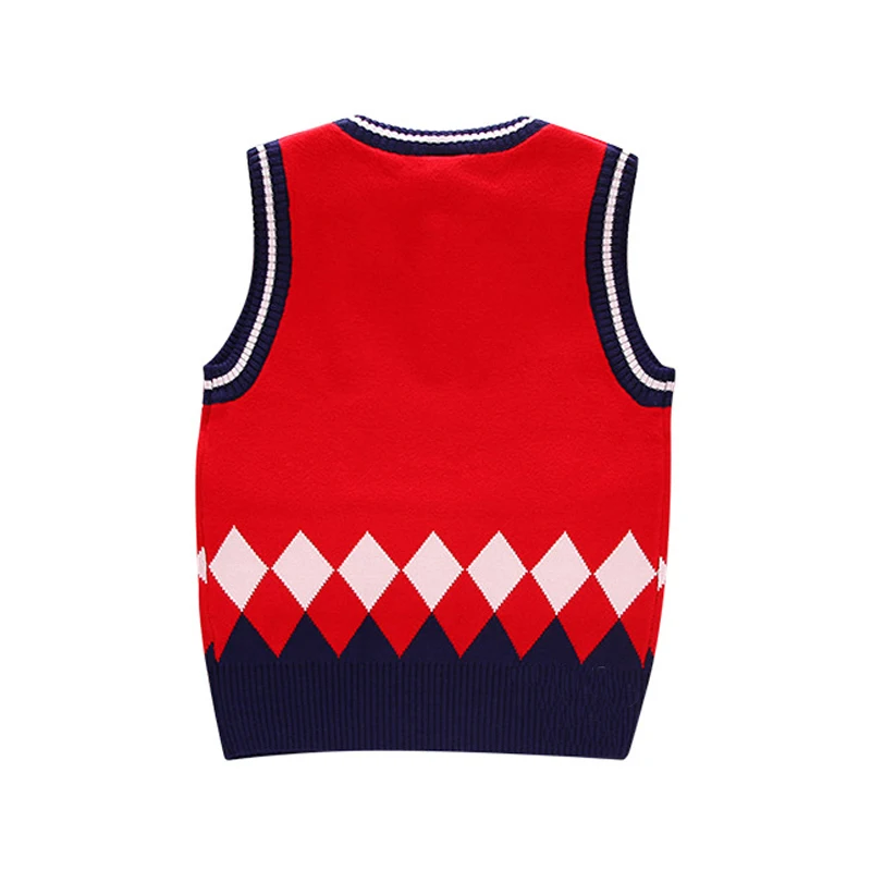 Жилет для маленьких мальчиков кардиган вязаный свитер сезон весна осень Детский