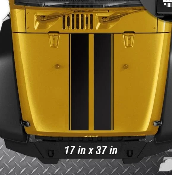 Для Jeep Wrangler TJ LJ JK военные полосы капот наклейка виниловая предварительно