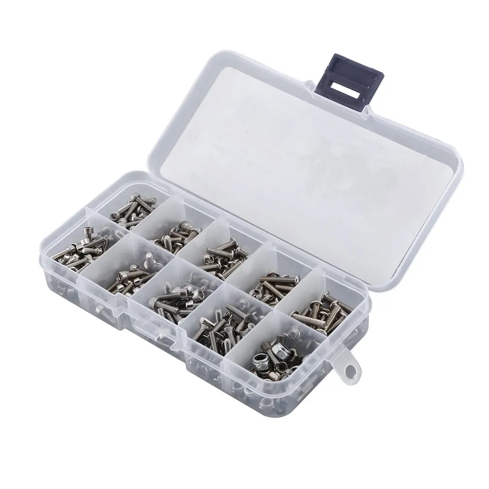 

RC Car Screw Stainless Steel Screws Box Repair Tool Kit For Traxxas 1/16 E-revo/Summit Crawler Car Spare Parts