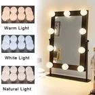 Набор приглушаемых светодиодных лампочек светодиодный макияжа, лампочка для зеркала с 4610 лампочек, голливудский туалетный столик, светильник для стен, украшения спальни