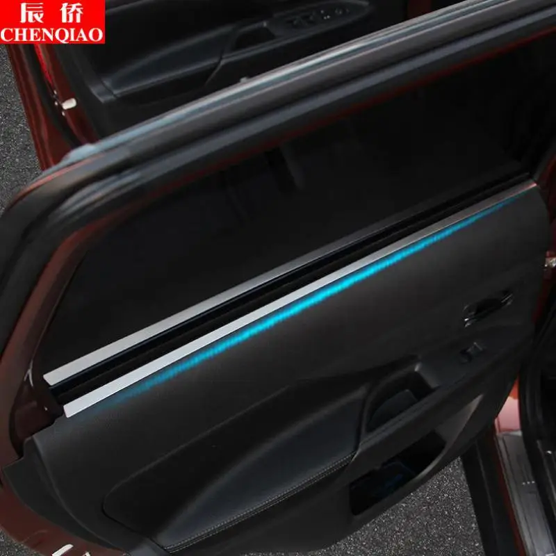 Для Mitsubishi Outlander 2013 2019 4 шт./компл. обшивка внутренних окон из нержавеющей стали
